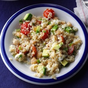 Avocado & Garbanzo Bean Quinoa Salad