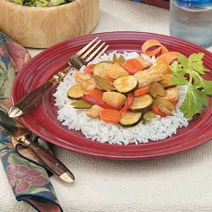 Sweet-and-Sour Chicken with Rice