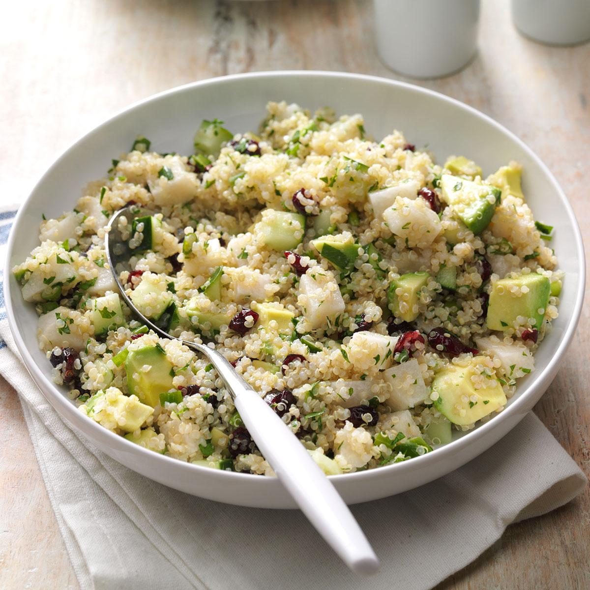 Lemon Cranberry Quinoa Salad