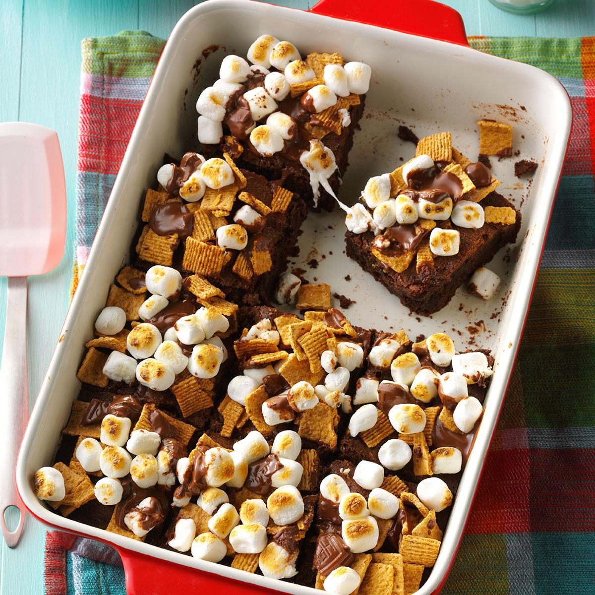 Fudgy S’mores Brownies