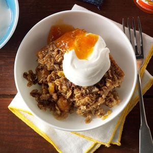 Spiced Apricot Baked Oatmeal
