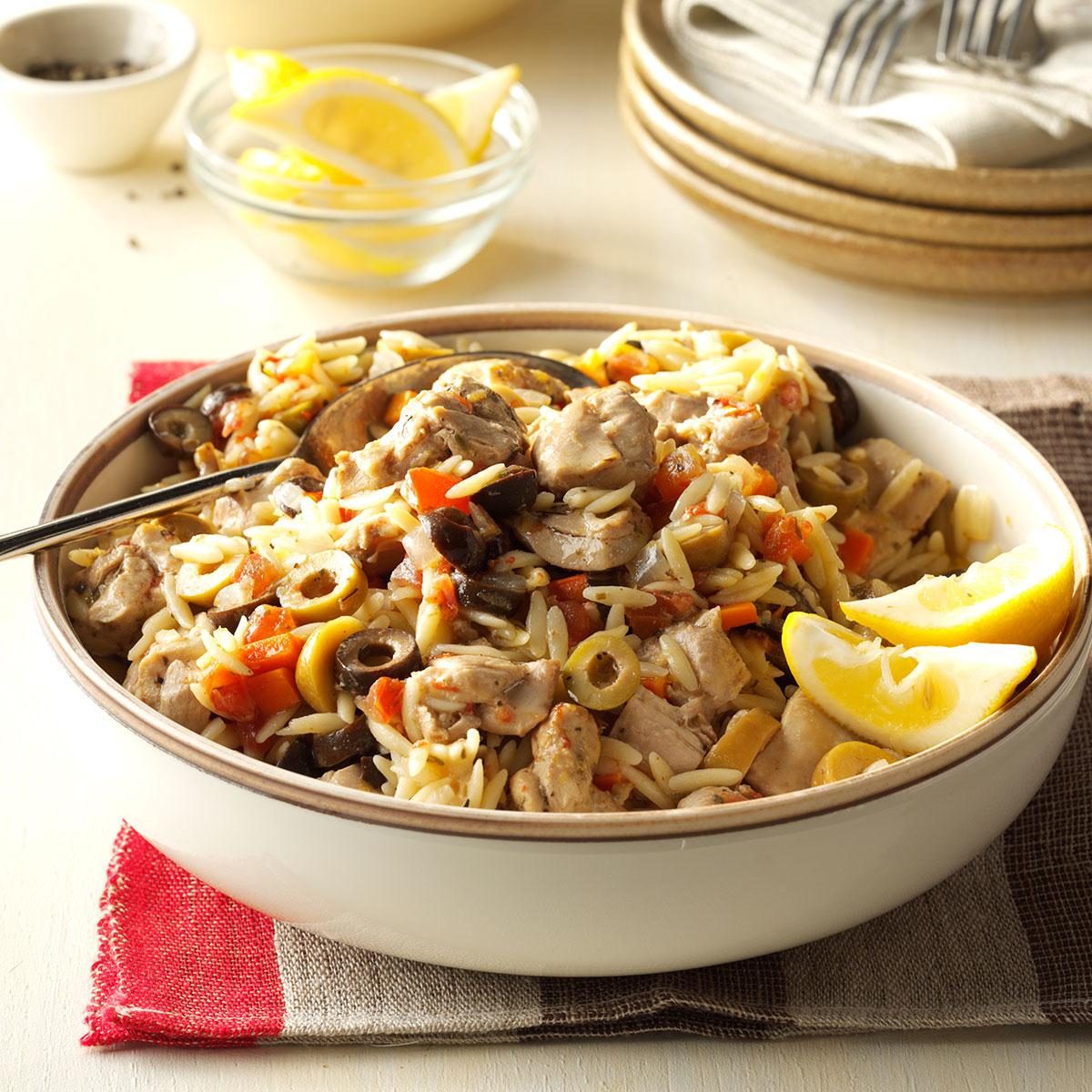 Day 24: Mediterranean Chicken Orzo