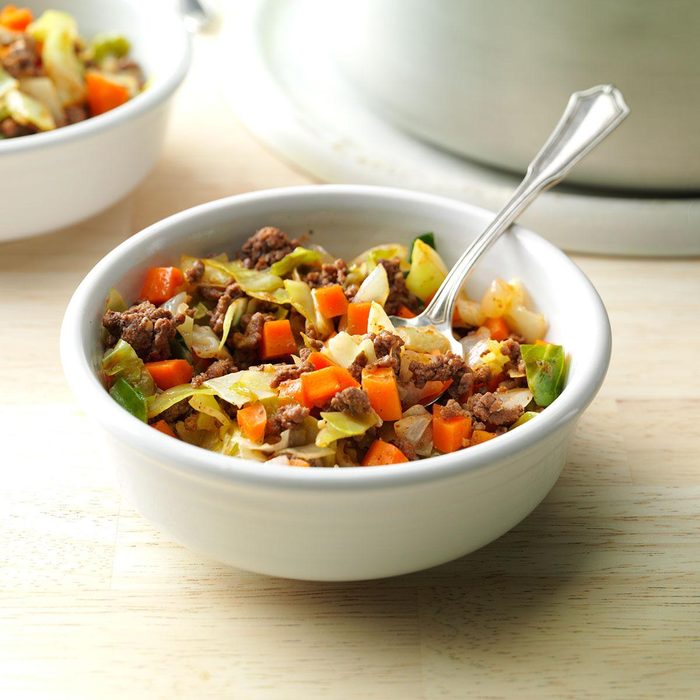 Savory Beef & Cabbage Supper