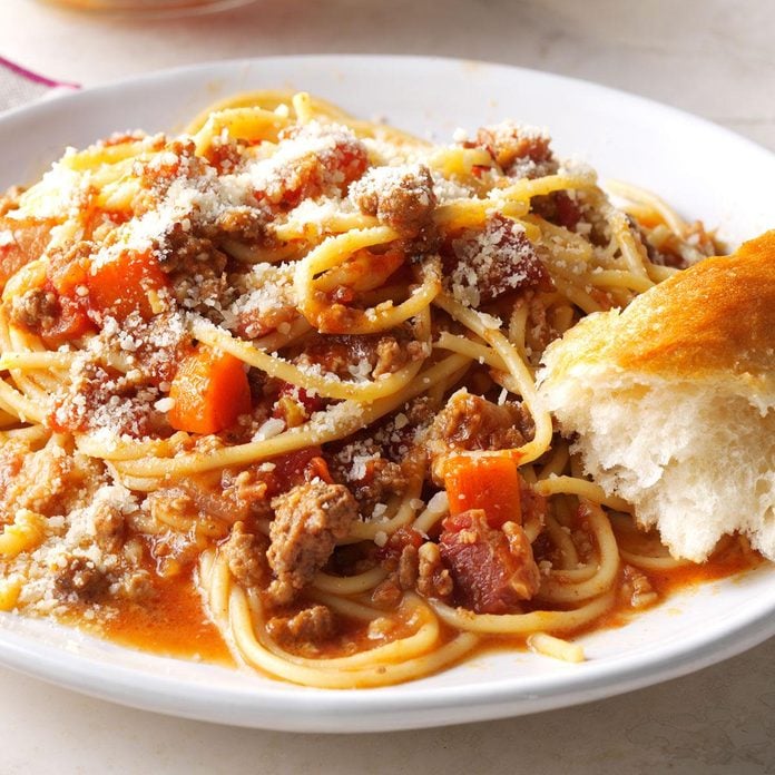 Bacon Bolognese