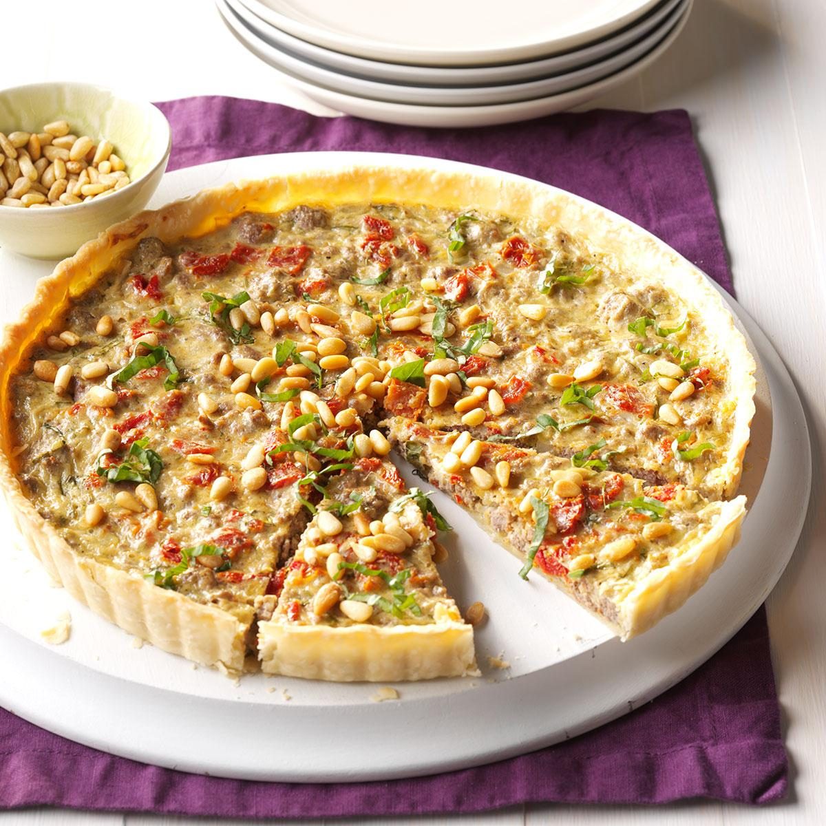 Spring Vegetable Tart - by Darlene Zimmerman, MS, RD