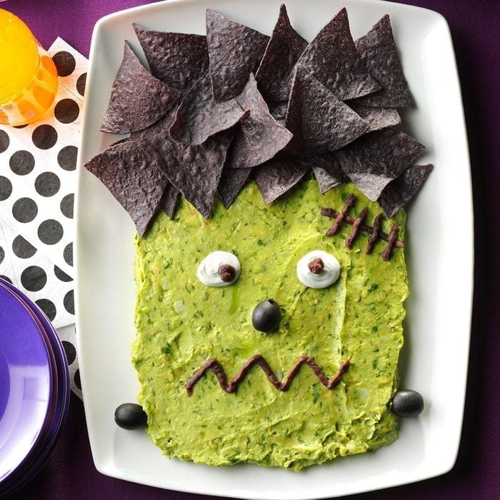 Frankenguac is a super simple Halloween party snack that is creepy and delicious.