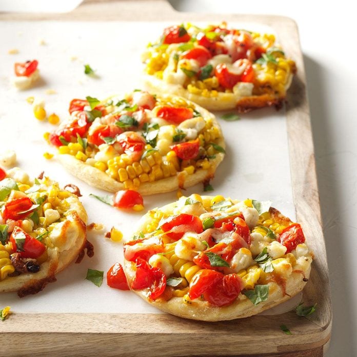 Tomato and Corn Cheesy Pastry Bites