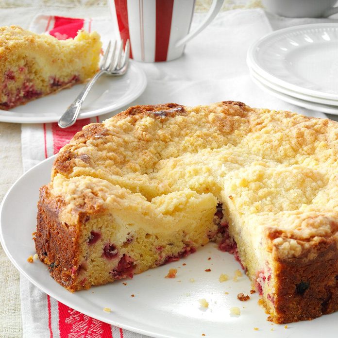 Creamy Cranberry Coffee Cake Recipe: How to Make It | Taste of Home