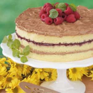 Raspberry Mocha Torte