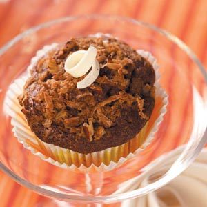 German Chocolate Cupcakes