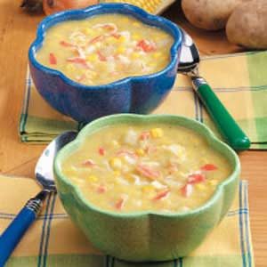 Creamy Corn Crab Soup