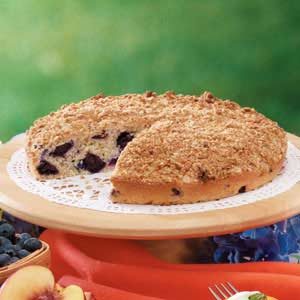 Blueberry Oatmeal Coffee Cake