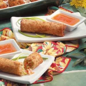 Crunchy Mini Shrimp Egg Rolls Recipe