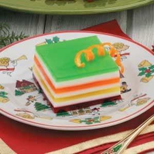 Seven-Layer Gelatin Salad