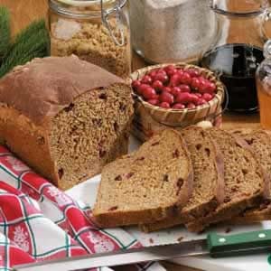 Holiday Cranberry Yeast Bread