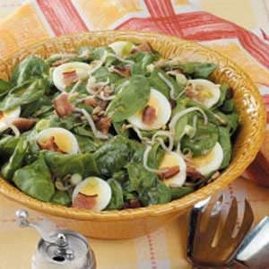 Bean Sprout Spinach Salad