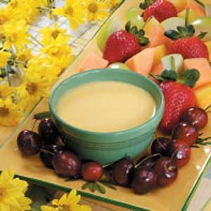 Contest-Winning Orange Fruit Dip