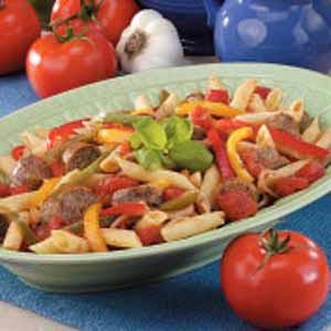 Italian Sausage N Peppers Supper