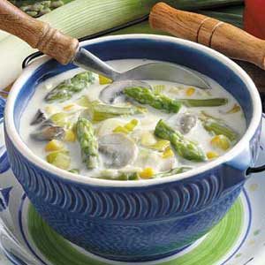 Asparagus Leek Chowder