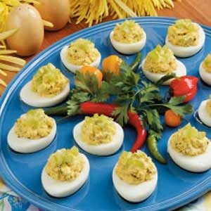 Blue Cheese Deviled Eggs