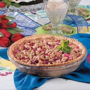 Dutch Rhubarb Pie