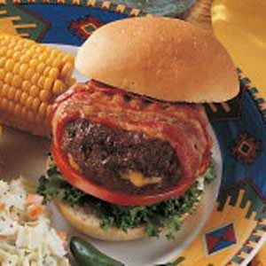 Stuffed Bacon Burgers