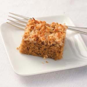 Oatmeal Cake with Broiled Frosting