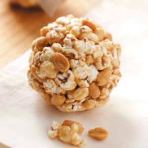 Peanutty Popcorn Balls