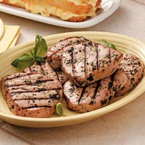 Basil Tuna Steaks