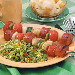 Smoked Sausage Kabobs