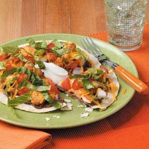 Chicken Tostadas