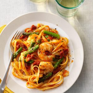 Mediterranean Shrimp ‘n’ Pasta