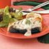 Grilled Halibut with Mustard Dill Sauce