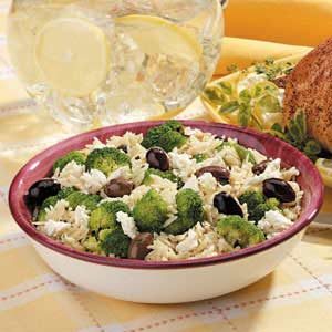 Greek Orzo and Broccoli