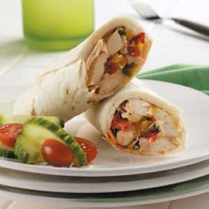 Italian Chicken Wraps