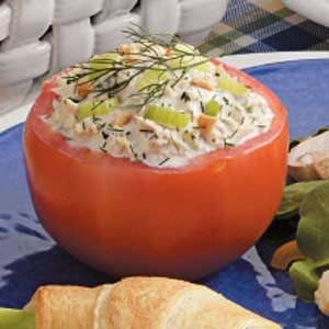 Quick Tuna-Stuffed Tomatoes