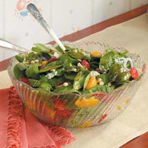 Spinach and Blue Cheese Salad