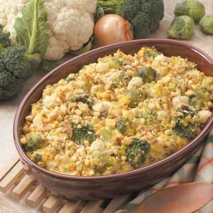 Vegetable Stuffing Bake