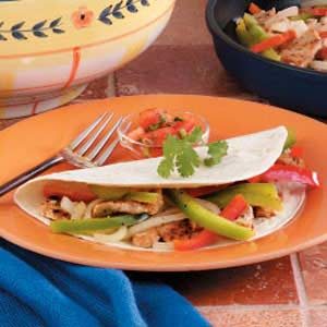 Chicken Pepper Fajitas