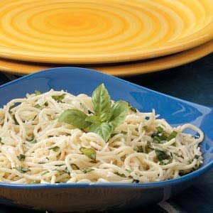 Parmesan Basil Spaghetti