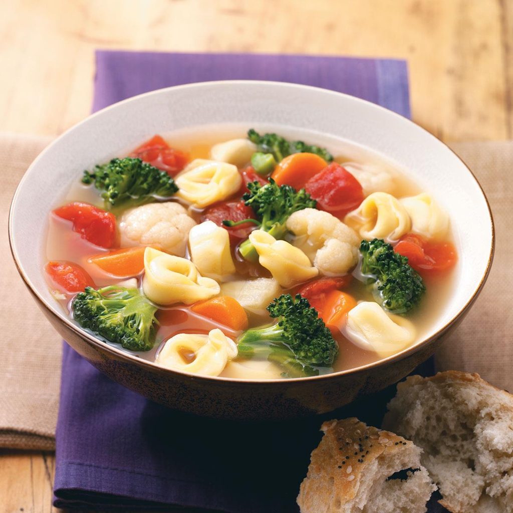 Veggie Tortellini Soup