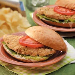 Chicken Caesar Sandwiches