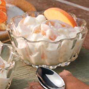Creamy Peach Pudding