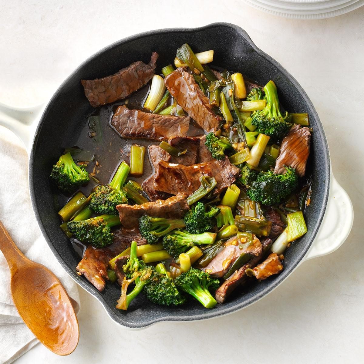 Day 18: Saucy Beef with Broccoli