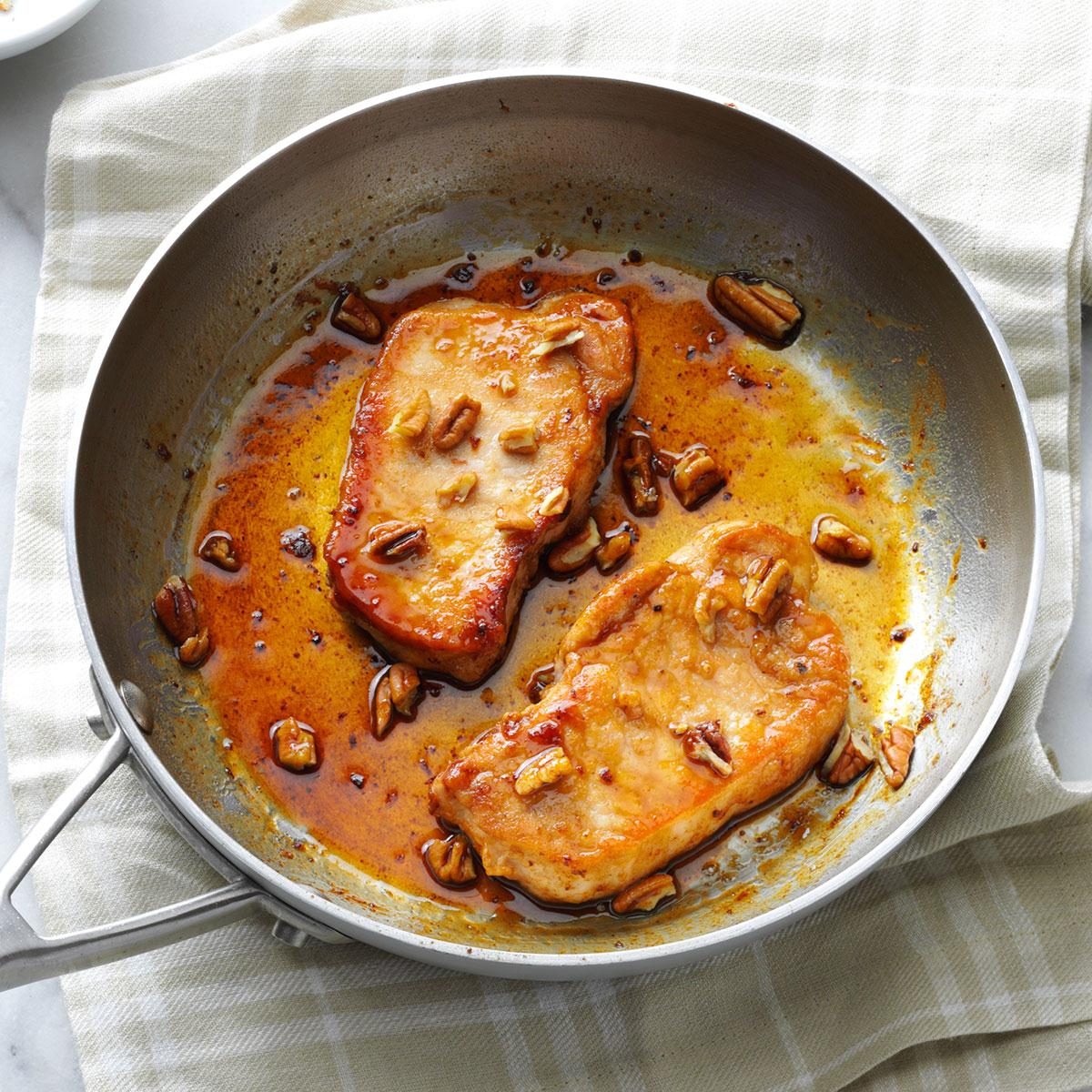 Honey-Pecan Pork Chops