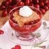 Cherry Rhubarb Cobbler