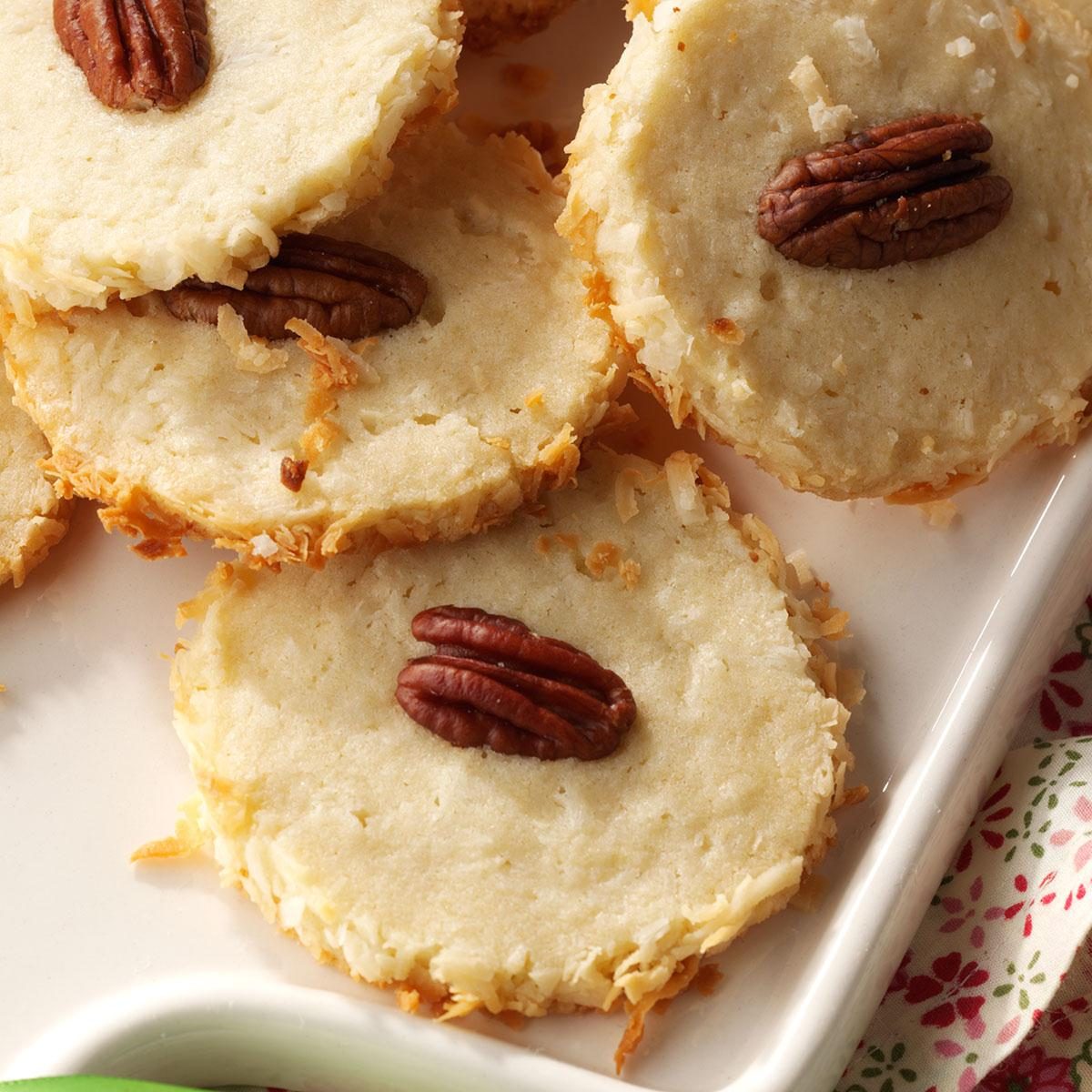 Best Coconut Pecan Cookies Recipe | Taste of Home