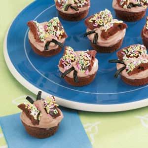 Pudding-Filled Butterfly Cupcakes