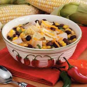 Southwestern Chicken Black Bean Soup