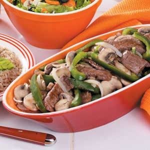 Beef Strip Vegetable Stir-Fry